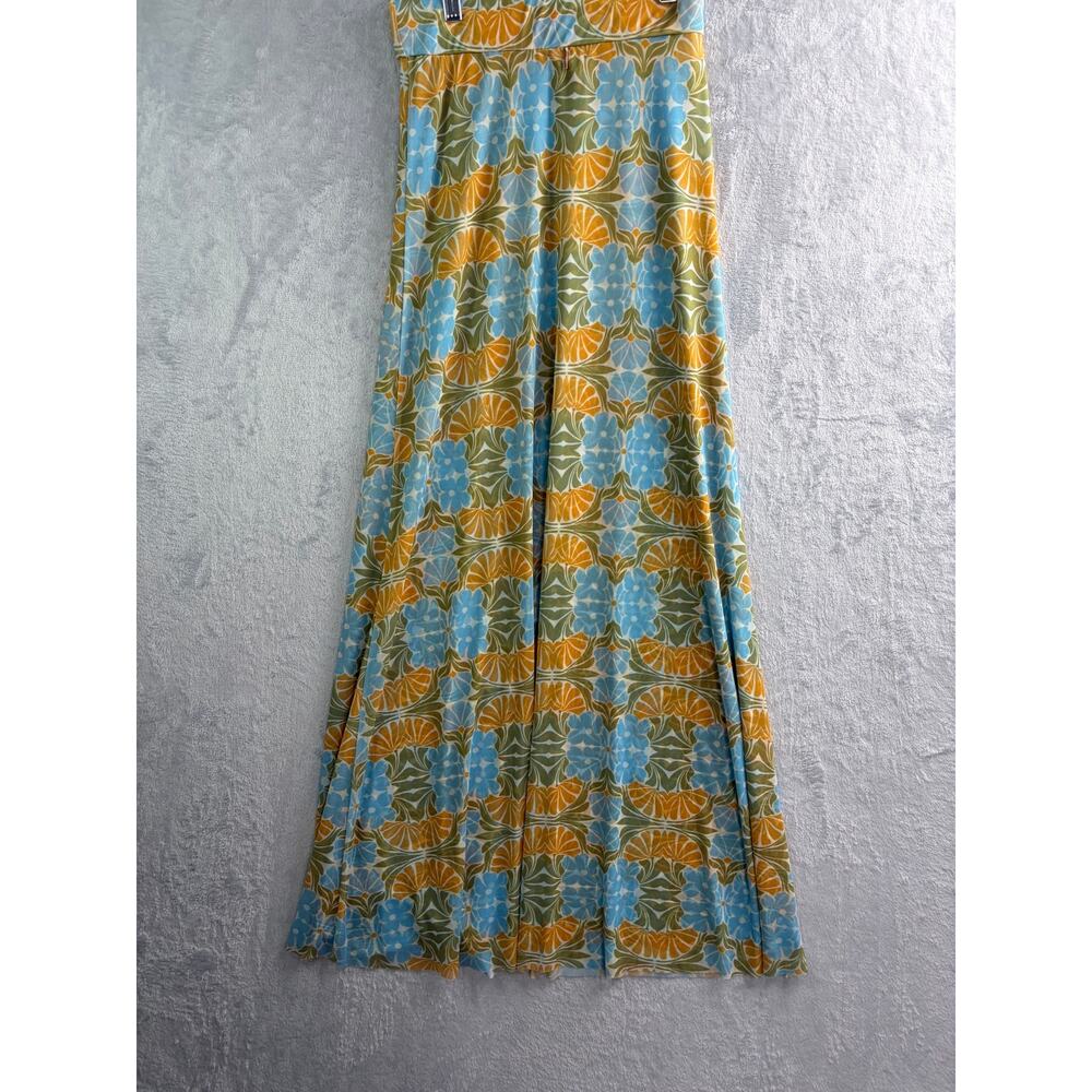 MISA Los Angeles Ekat Maxi Skirt - NWT - Blue Citrus Print - Size XS - Picture 10 of 10